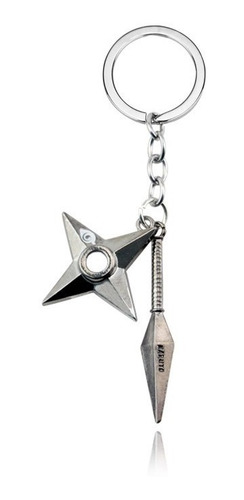 Llavero Naruto Shippuden Kunai + Shuriken  Manga  