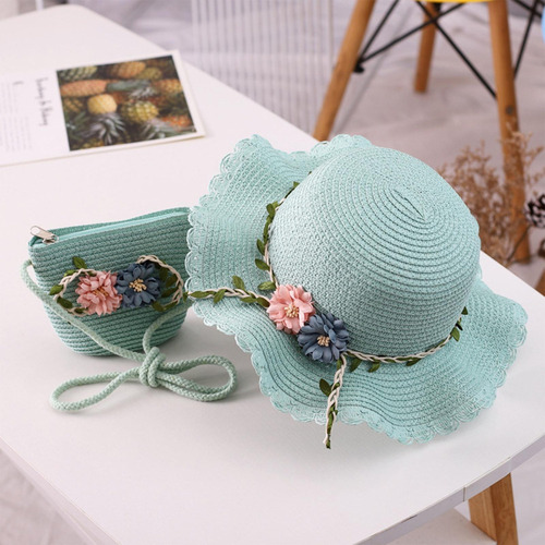 Sombrero For El Sol For Niños, Gorra De Playa, Bolso