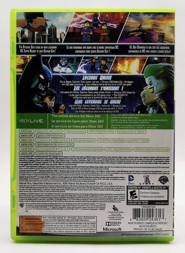 Lego Batman 2 Dc Super Heroes Xbox 360 Original R G Gallery (Usado)