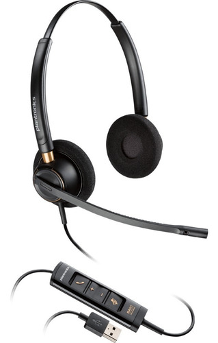 Plantronics Hw525 Encorepro  Audifonos Diadema Usb Headset