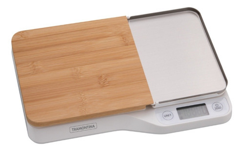 Balanza Cocina Bambu Digital 5 Kg Tramontina Funcion Tara 