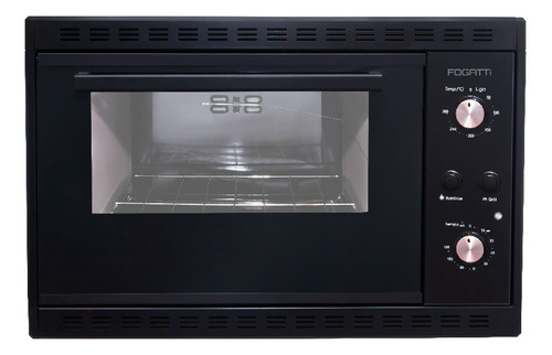 Forno Elétrico Embutir Fogatti Esp Black 45l Cor Preto 127V