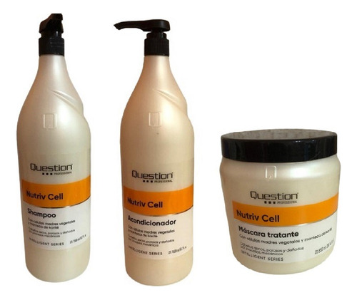 Kit Nutriv Cell Question (shampoo, Acond 1500ml Mascara 850)