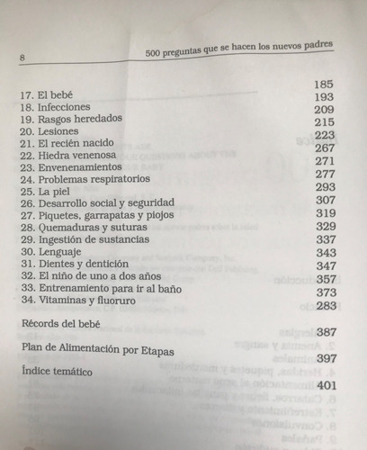 500 Preguntas Mas Frecuentes Que Se Hacen Los Nuevos Padres (Usado)