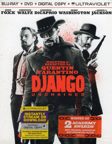 Django Sin Cadenas Quentin Tarantino Pelicula Blu-ray + Dvd 