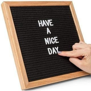 Imagen 3 de 4 de Tablero De Fieltro Decorativo 145 Letras