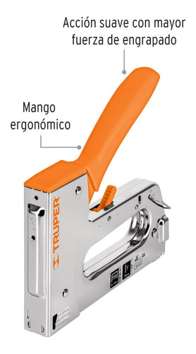 Imagen 2 de 4 de Engrapadora Trabajo Industrial Tipo Pistola Truper (17964)