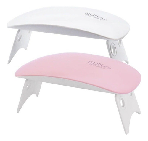 Mini Lámpara Sun Uv Led Color Rosado Rosado
