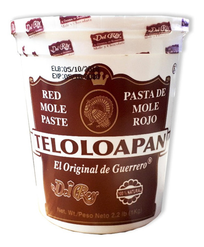 Mole Rojo Teloloapan 10 De 1 Kg Desde Teloloapan Guerrero