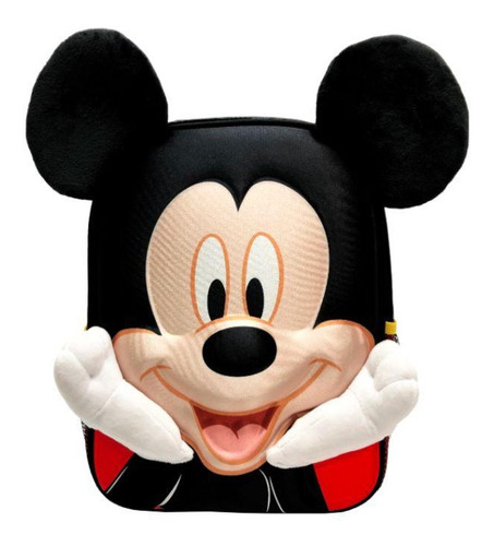 Mochila Niños Mickey Mouse 3d Con Capucha
