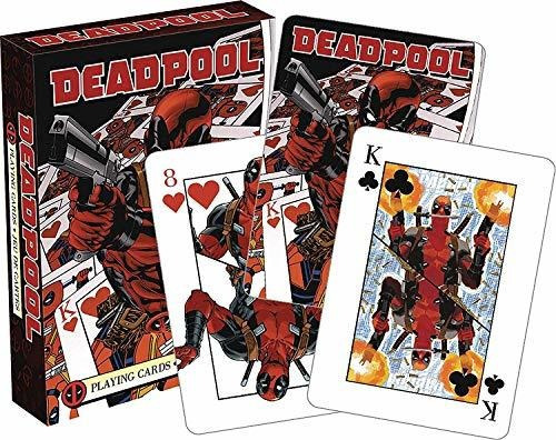 Acuario Deadpool Espejo  Baraja De Cartas  52 Tarjetas