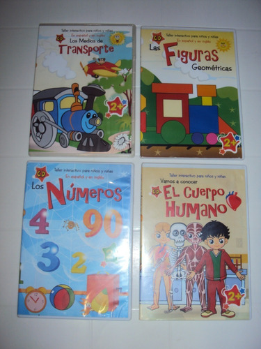 Juegos Pc Interactivos Para Niños (4 Cds)