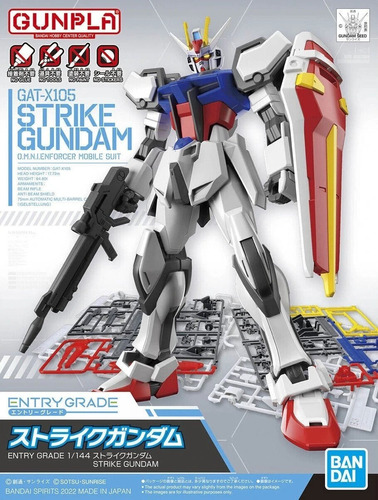 Eg 1/144 Gat-x105 Strike Gundam - Bandai