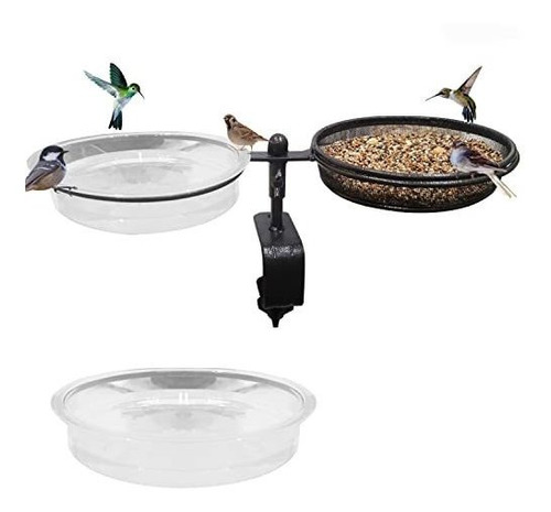 Deck Bird Feeders Deck Mount Bird Bath Spa For Dual Use Deck