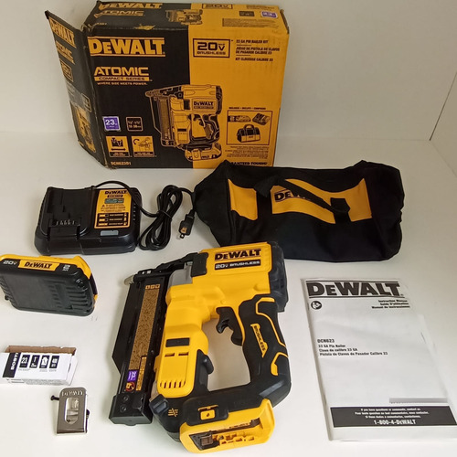 Dewalt Dcn623d1 Juego De Clavos Calibre 23