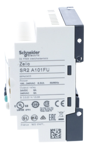 Sr2a101fu Plc Compact Smart Relay, Zelio Logic Sr2 Sr3, 10