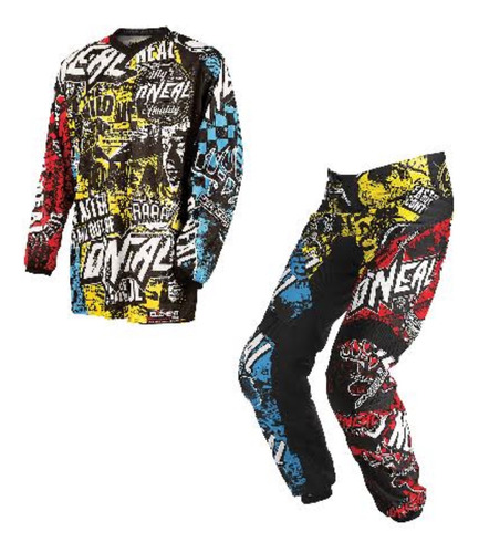 Conjunto Jersey Y Pantalón Oneal Para Motocross