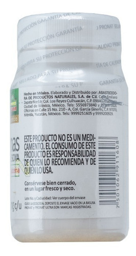 Imagen 4 de 4 de Isoflavonas De Soya (90 Tabs) Pronat Ultra