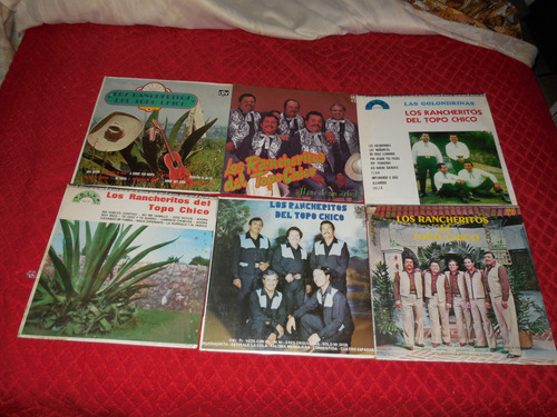 Los Rancheritos Del Topo Chico 6 Discos Lps Dlv