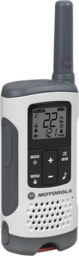 Walkie-talkie Motorola Talkabout T260 y frecuencia FRS/GMRS - blanco 127V