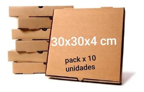 Cajas Para Envios Pack X10 30x30x4 Cm Envio Hoy!!!