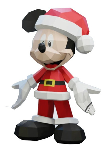 Mickey Navidad Papercraft (formato Digital Pdf)
