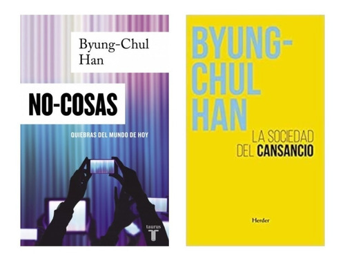 No Cosas + Sociedad Cansancio - Byung Chul Han - 2 Libros