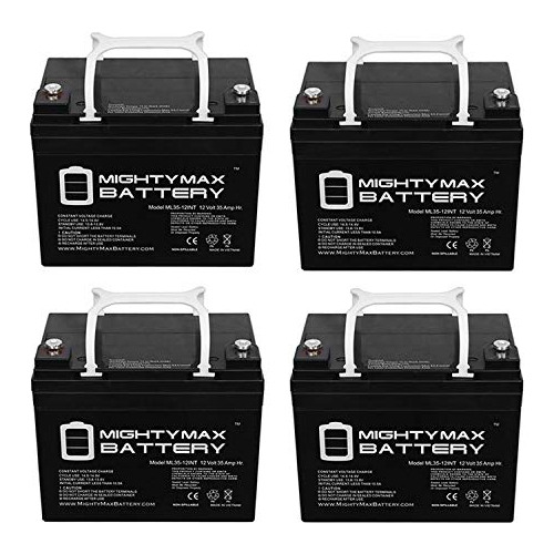 Batería De Reemplazo 12v 35ah Para Blpfm12-35 - 4 Pack