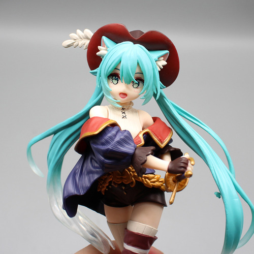 Figura Miku Hatsune Estrella Pop Mosquetera Vocaloid Pvc