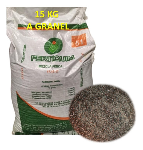 15 Kg Fertilizante Triple 17 A Granel