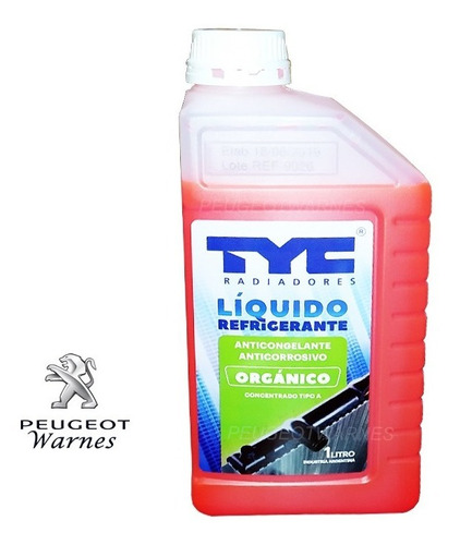 Liquido Refrigerante Rosa Marca Tyc De Peugeot Expert Tepee