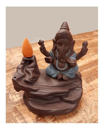 Fuente De Humo Ganesha 10cms Efecto Cascada+25 Conitos
