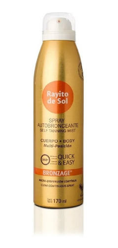 Bronzage Autobronceante En Spray X170ml 