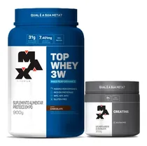 Comprar Top Whey 3w 900g + Creatina 300g Max Titanium Performance