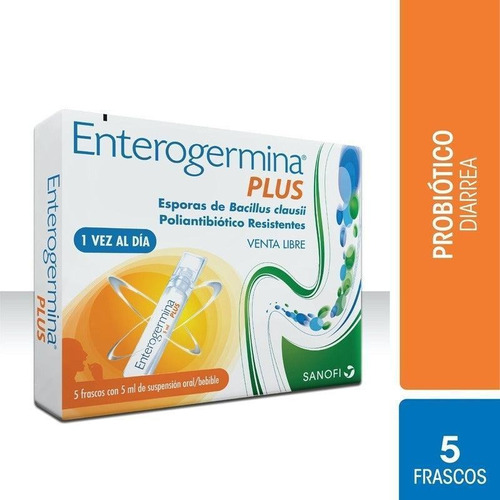 Enterogermina Plus Susp 5 Ml X 5 Frascos | Probiótico