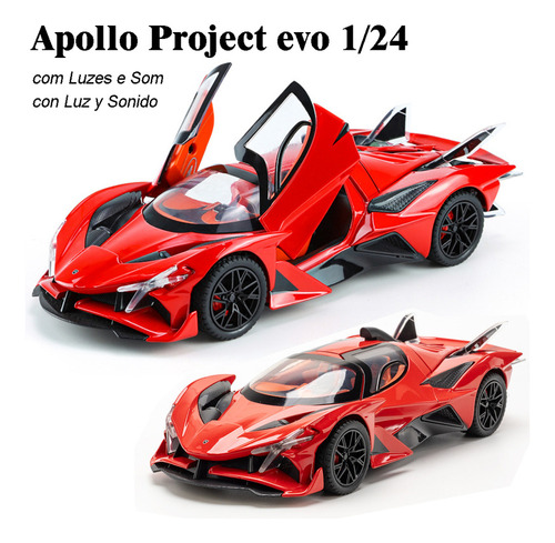 Gumpert Apollo Project Evo Miniatura Metal Supercoches 1/24