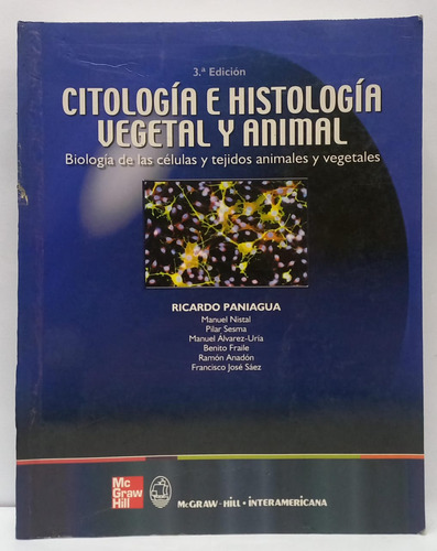 Libro Citologia E Histologia Vegetal Y Animal