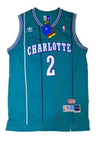 Camisa Charlotte Hornets Larry Johnson