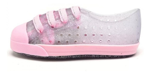 Tênis Feminino Pimpolho Colorê Rosa E Transparente 32500e