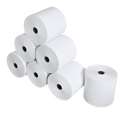 Rollo De Papel Bond 57x55 Mm (10 Rollos)