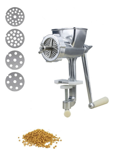 Máquina Manual Pequeña Hacer Pellets Alimentación 4/5/6/7mm