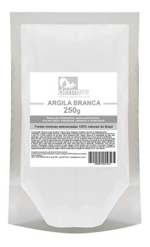 Argila Branca Facial E Corporal Dermare - 250g