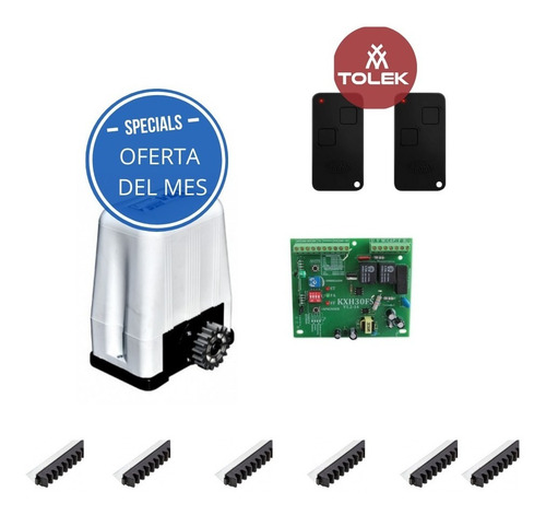 Imagen 1 de 2 de Kit De Motor Para Portón Eléctrico Dz4 800 Kilos 6mt