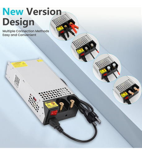 Fuente De Alimentación Vixkpirr Dc 12v 100a 1200w Con Ventil