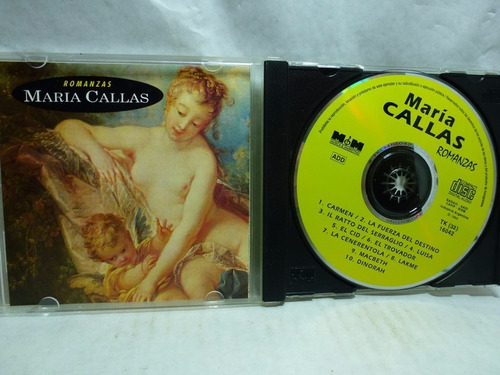 Romanzas, Maria Callas Audio Cd En Caballito * (Usado)