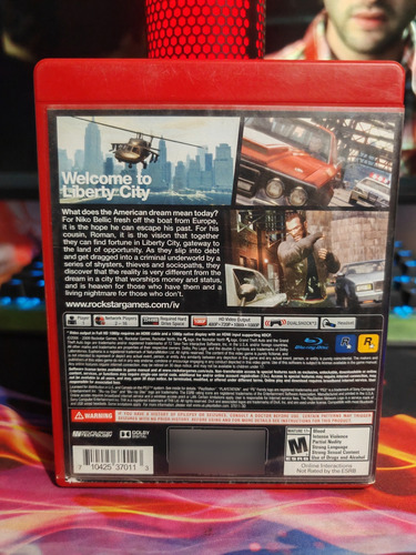 Grand Theft Auto 4 Ps3 (Reacondicionado)