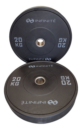Infinité Bumper Profesional Color Negro De 20 Kg If-bpn20