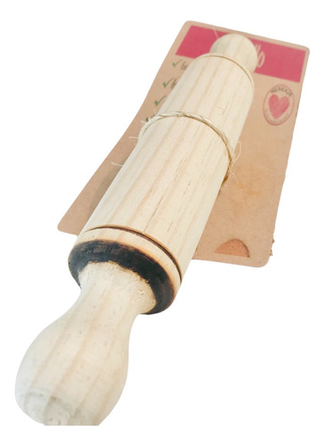 1 Mini Rodillo Madera P/ Masa, Galletas, Repostería, Migajón