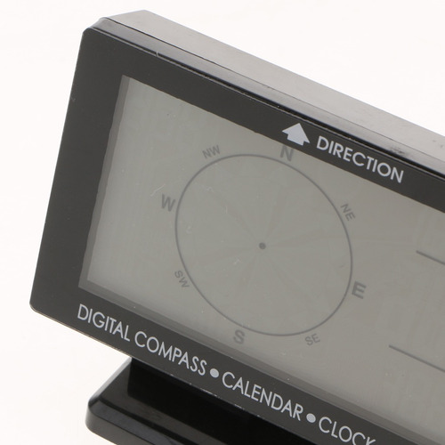 Dc8-24v Car Digital Thermometer Backlight Lcd Car Compass 