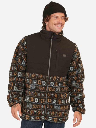 Poleron Chiporro Truew Multicolor Hombre Maui And Sons